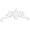 Ekena Millwork Pitch Florence Architectural Grade PVC Gable Pediment, 36"W x 12"H x 1"P (8/12) GPP036X012X100FLO - alternate 1